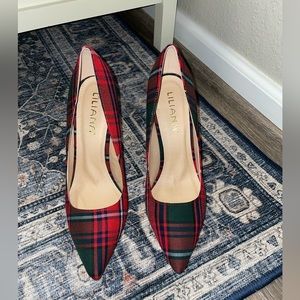 Plaid Stiletto Heels